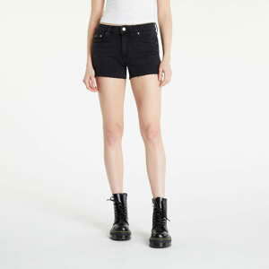 Džínové šortky CALVIN KLEIN JEANS Mid Rise Shorts Denim Black