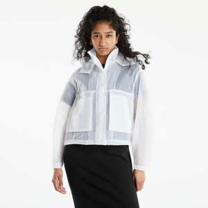 CALVIN KLEIN JEANS Wet Look Oversized Jacket Bright White