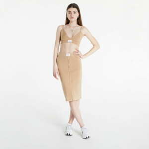 Sukně CALVIN KLEIN JEANS Badge Knitted Skirt Tawny Sand