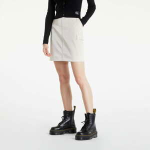 Sukně CALVIN KLEIN JEANS Liquid Coating Skirt Eggshell