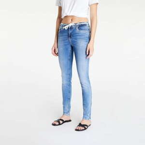 Dámské jeans CALVIN KLEIN JEANS Mid Rise Skinny Jeans Denim Light