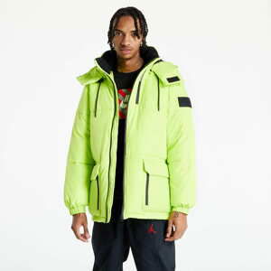 Dámská zimní bunda CALVIN KLEIN JEANS Blocking Hooded Short Puffer Acid Lime