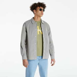 Pánská košile CALVIN KLEIN JEANS Ripstop Overshirt Eggshell