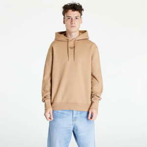 Mikina CALVIN KLEIN JEANS Stacked Logo Hoodie Timeless Camel