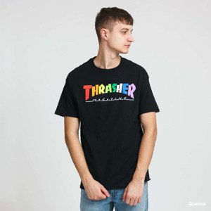 Thrasher Rainbow Mag Tee Black