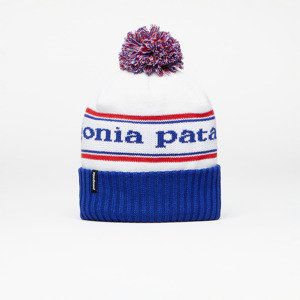 Patagonia Powder Town Beanie Blue/ White/ Red