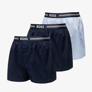 Hugo Boss Woven Boxer 3-Pack Blue