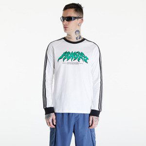 adidas Flames Long Sleeve Tee White/ Black