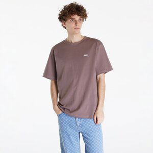 Queens Men's Essential T-Shirt With Contrast Print Mauve