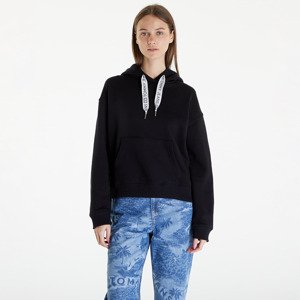 Tommy Jeans Boxy Logo Drawcor Hoodie Black