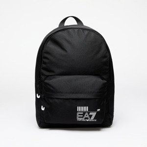 EA7 Emporio Armani Unisex Backpack Black/ White Logo