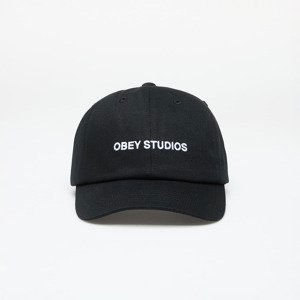 Kšiltovka OBEY Studios Strap Back Hat Black Universal