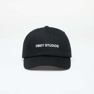 OBEY Studios Strap Back Hat Black