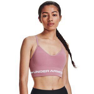 Under Armour Seamless Low Long Bra Pink Elixir