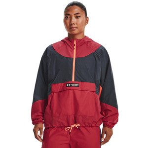 Bunda Under Armour Rush Woven Anorak Red S