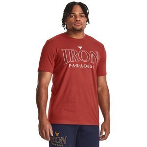 Under Armour Project Rock Iron Ss Heritage Red