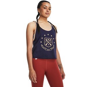 Under Armour Project Rck Q3 Arena Tank Midnight Navy