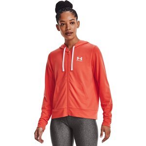 Under Armour Rival Terry Fz Hoodie Vermillion