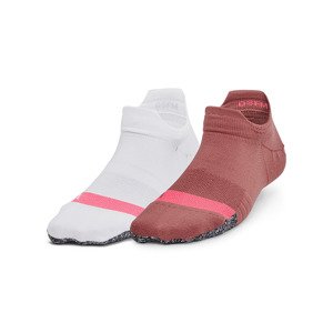 Ponožky Under Armour Breathe 2 No Show Tab 2Pk Red Universal