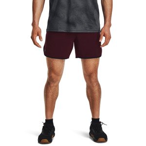 Under Armour Hiit Woven 6In Shorts Dark Maroon