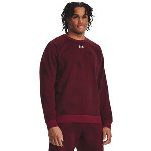 Under Armour Rival Fleece Printed Crew Dark Maroon