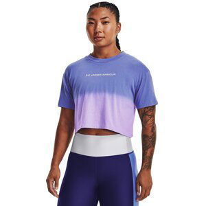 Under Armour Dip Dye Crop Ss Blue