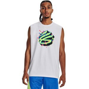 Under Armour Curry Slvs Tee White