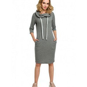 Šaty Moe model 120612 Grey XXL