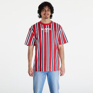 Tričko Karl Kani Retro Striped Tee Red/ Navy/ Off White S