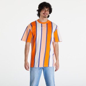 Tričko Karl Kani Small Signature Stripe Tee Orange/ Apricot/ Off White L