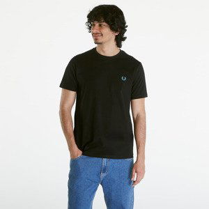 FRED PERRY Print T-shirt Black