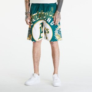 New Era Oakland Athletics Large Logo Shorts Dark Green