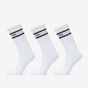 Ponožky Fila 3-Pack Street Socks White