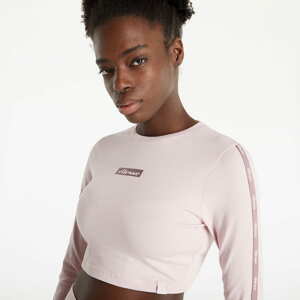 Dámský top ellesse Tance Ls Crop T-Shirt Light Pink