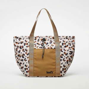 Taška Levi's ® Zip Closure Tote Beige/ Brown Leo Printed