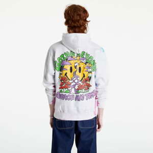 Mikina Market Smiley Beyond Space And Time Tie-Dye Hoodie Purple Blue Tie-Dye