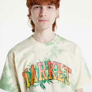 Tričko s krátkým rukávem Market Arc Herbal Remedy Tie-Dye T-Shirt Green Yellow Tie-Dye