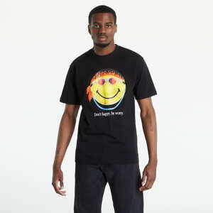 Pánské tričko Market Smiley Don´t Happy, Be Worry černé