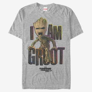 Queens Marvel GOTG 2 - I Am Rock Heather Grey