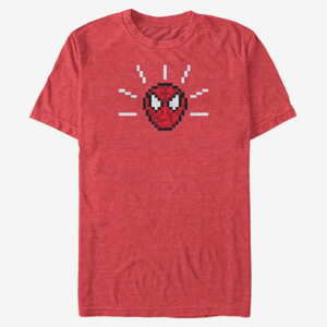 Queens Marvel Spider-Man Classic - Pixel Spidey Sense Vintage Heather Red