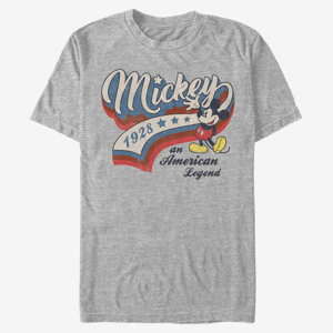 Queens Disney Classics Mickey Classic - Baseball Americana  Heather Grey