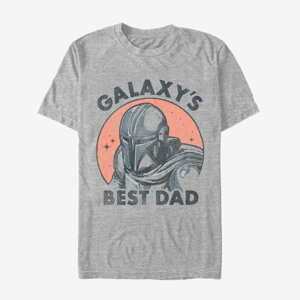 Queens Star Wars: The Mandalorian - Galaxy Mando  Heather Grey