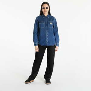 Pánská jarní bunda Carhartt WIP Salinac Shirt Jacket Blue Stone Washed