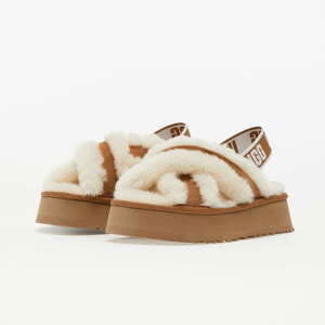 UGG W Disco Cross Slide Chesnut