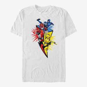 Queens Hasbro Vault Power Rangers - Primary Rangers Men's T-Shirt White