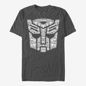 Queens Hasbro Vault Transformers - Detail Autobot Symbol Men's T-Shirt Dark Heather Grey