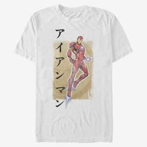Queens Marvel Avengers Classic - Aianman Kanji Men's T-Shirt White