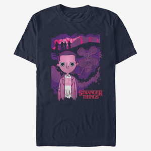 Queens Netflix Stranger Things - Lurking Men's T-Shirt Navy Blue