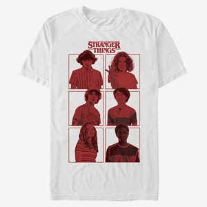 Queens Netflix Stranger Things - S3 BOXUP Men's T-Shirt White