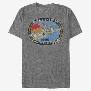 Queens Pixar Toy Story - Mission Infinity Men's T-Shirt Dark Heather Grey